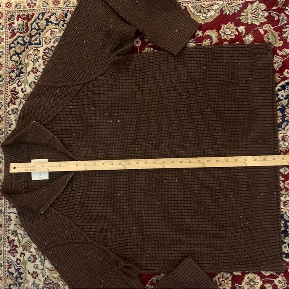 🍀LUCKY BRAND🍀 Heavy Blend Quarter Zip Sweater - Picture 5 of 6
